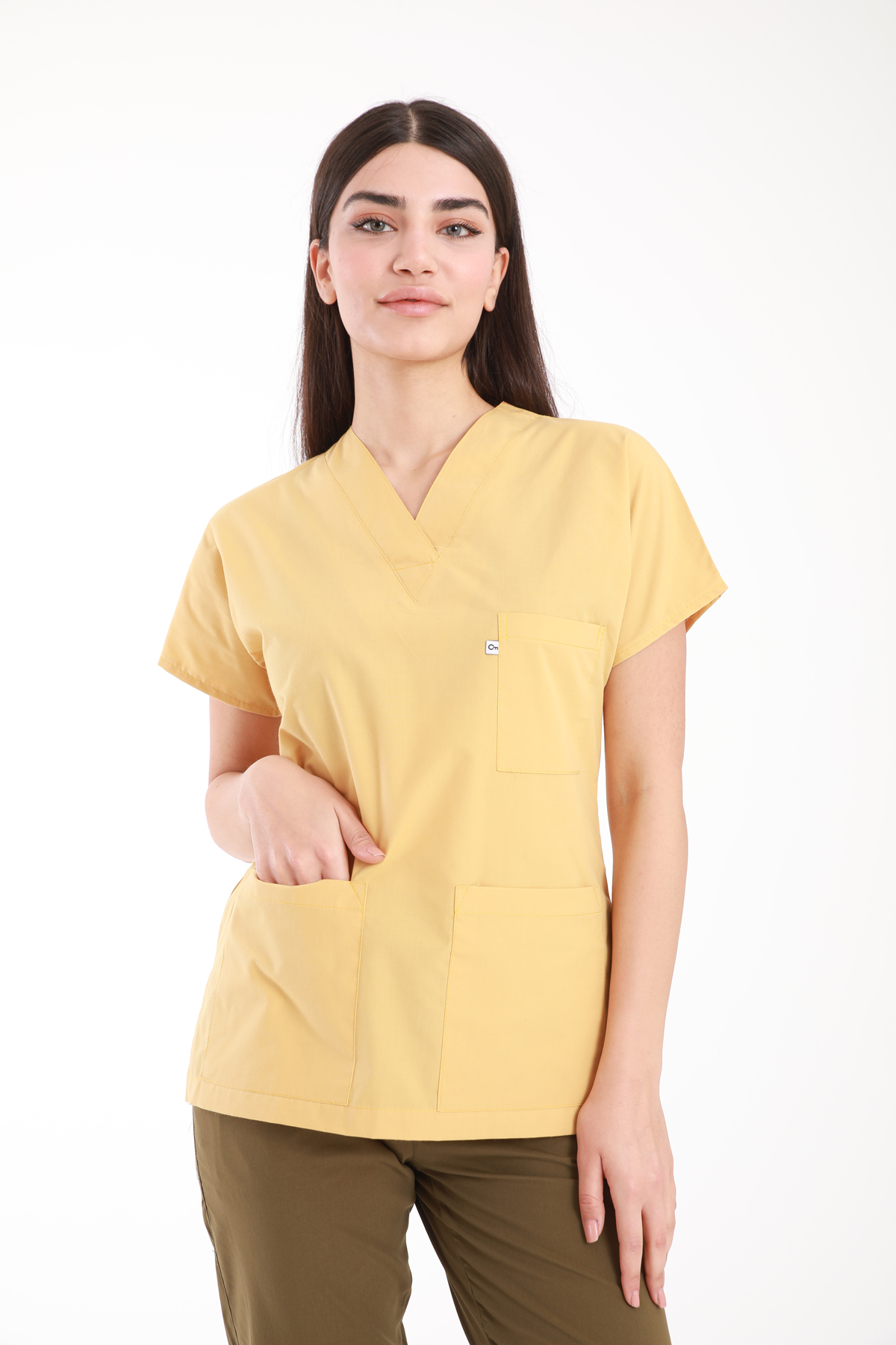 hemsire.doktor.forması.medikal.üniforma.hastane.kıyafeti.hardal.haki.kombin.likralı.scrubs.2