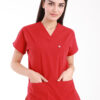 hemsire.doktor.forması.medikal.üniforma.hastane.kıyafeti.kırmızı.likralı.scrubs.3