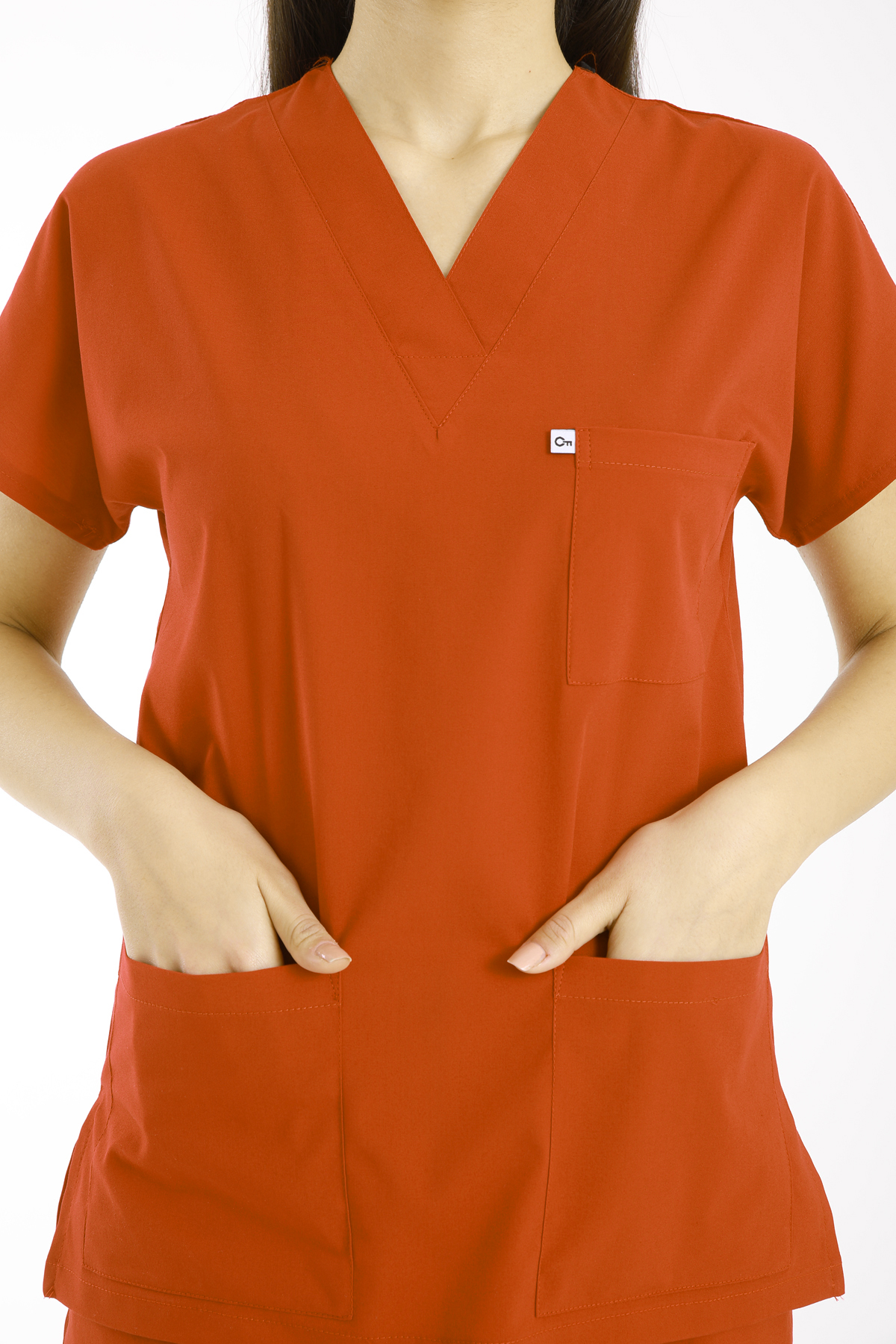 hemsire.doktor.forması.medikal.üniforma.hastane.kıyafeti.kiremit.likralı.scrubs.4