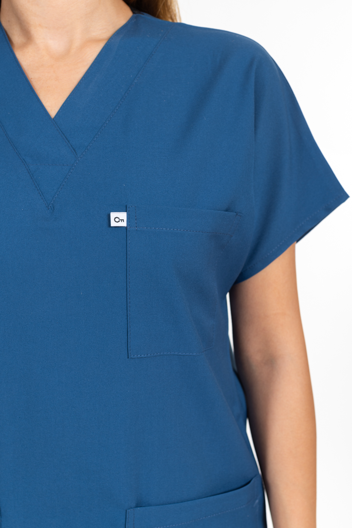 İNDİGO LİKRALI SCRUBS PREMIUM TAKIM-11