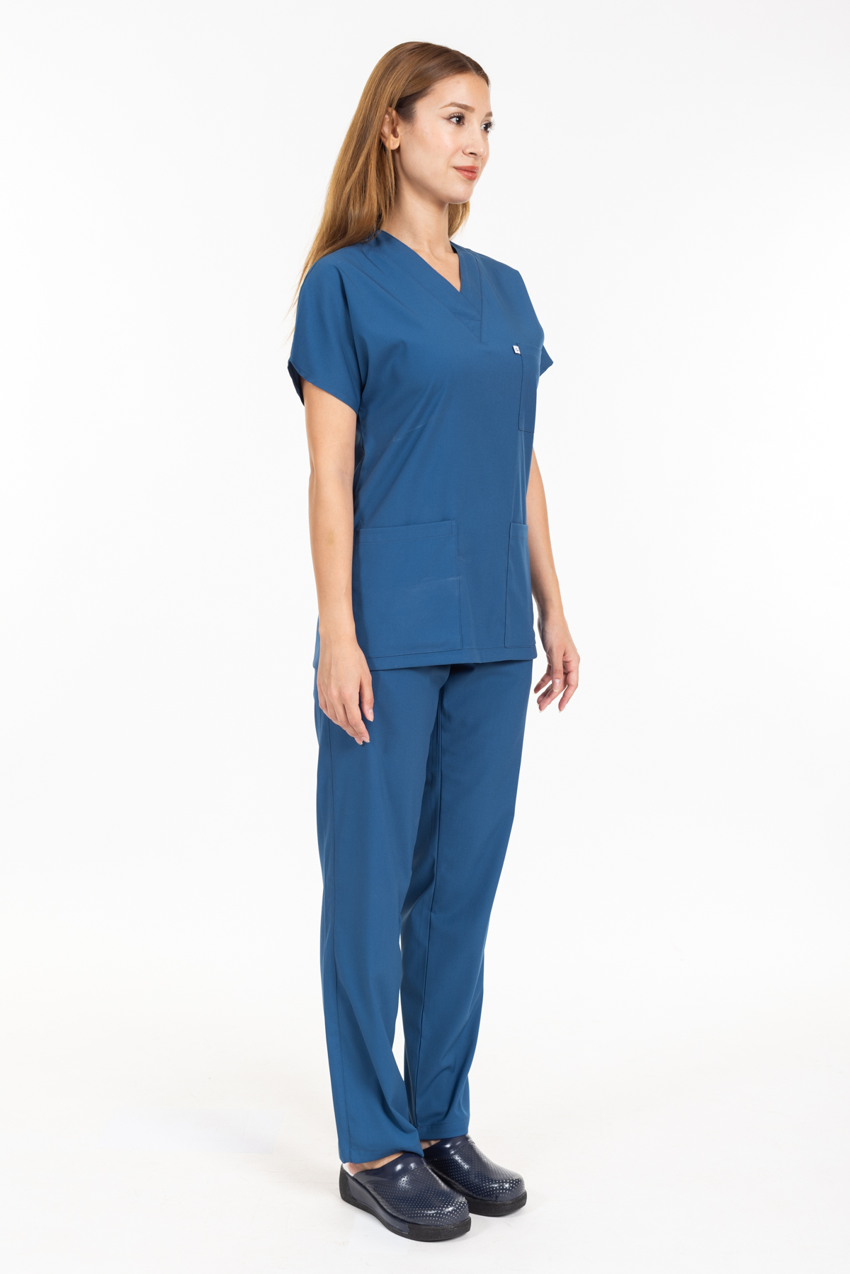 İNDİGO LİKRALI SCRUBS PREMIUM TAKIM-2
