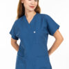 İNDİGO LİKRALI SCRUBS PREMIUM TAKIM-8