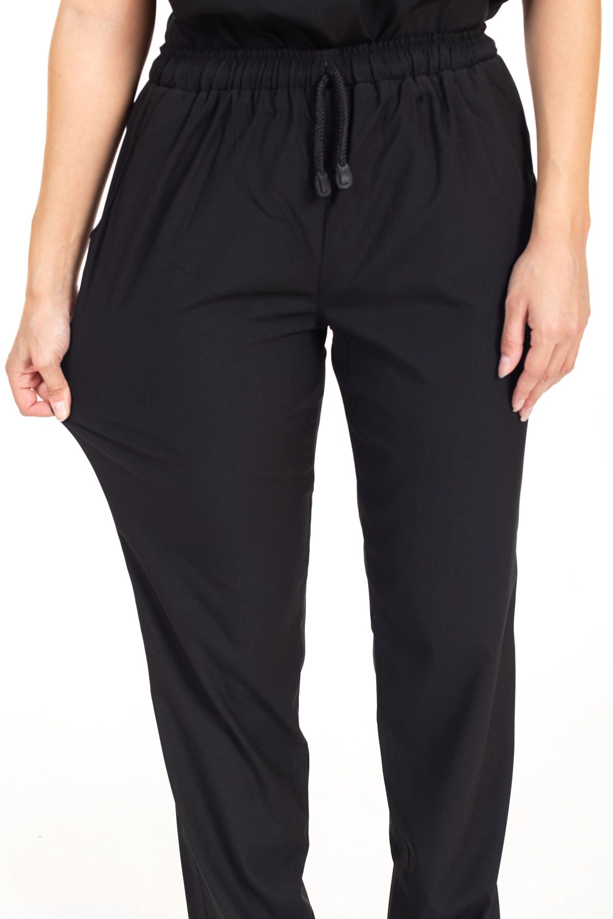 SİYAH LİKRALI SCRUBS PREMIUM TAKIM-13