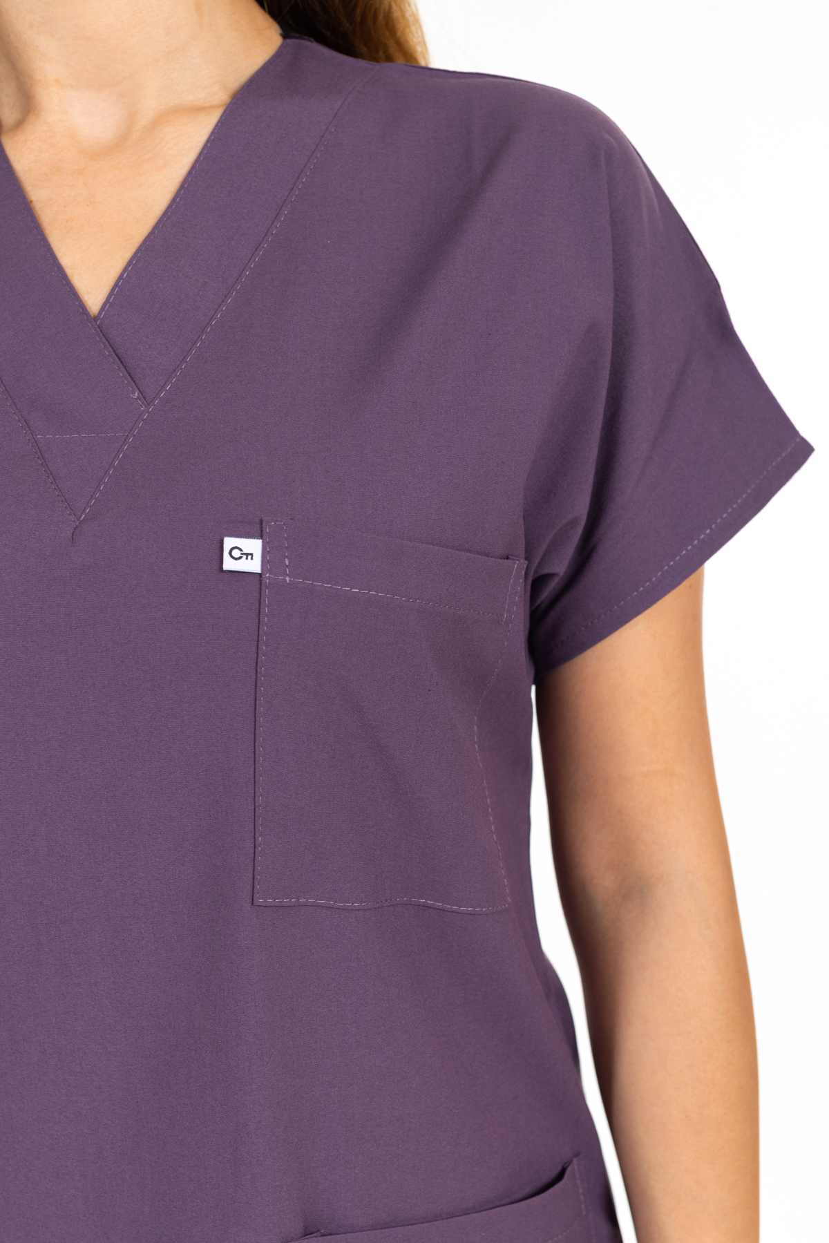 PUDRA LİKRALI SCRUBS PREMIUM TAKIM-9